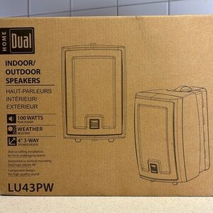 Home dual indoor/ Outdoor speakers